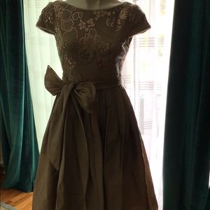 Adrienne Papell midi sequined dress